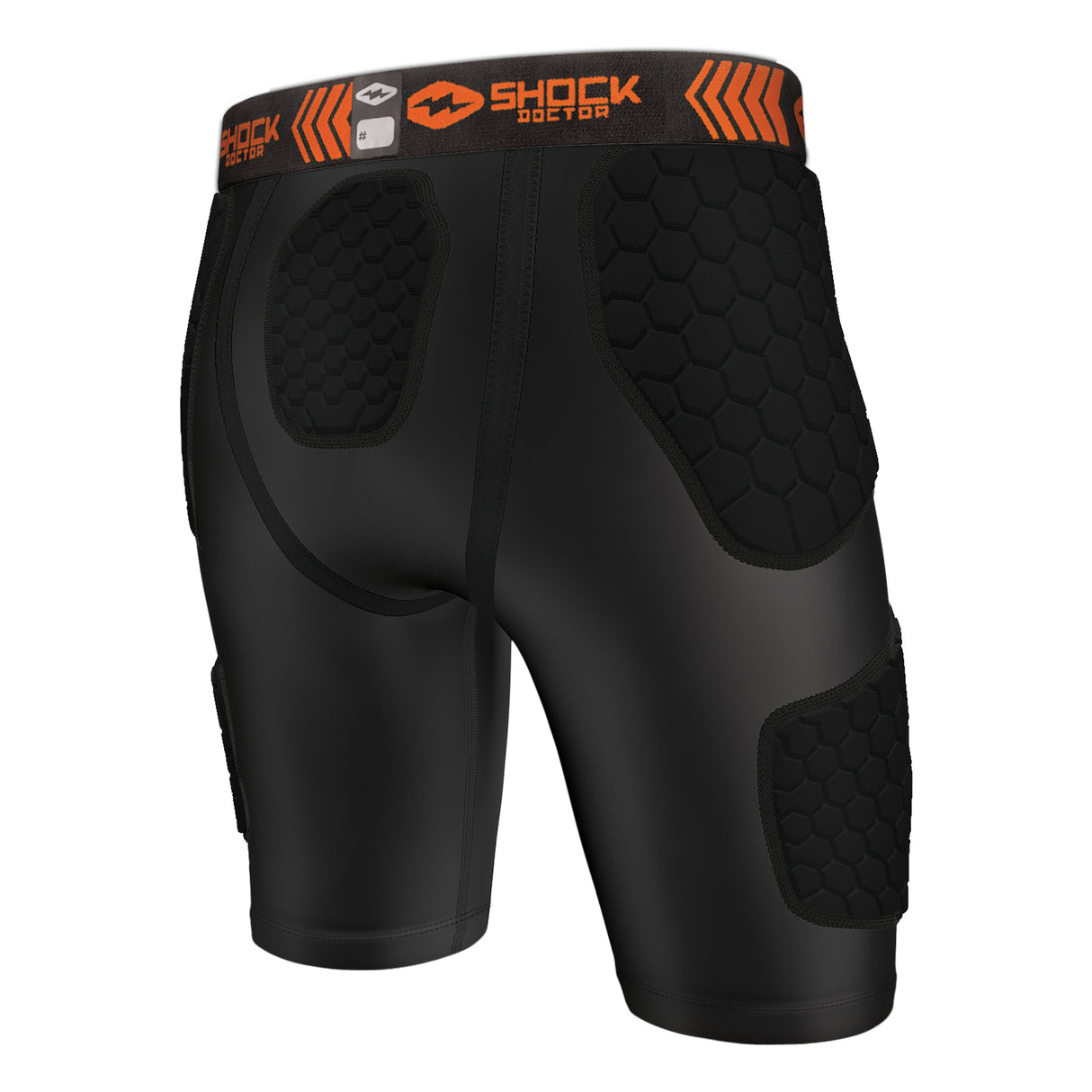 Shock Doctor Men's HEX Compression Fit Impact Short with Ultra Carbon Flex Cup-2
