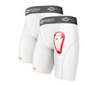 Shock Doctor 2-Pack Core Compression Short with Bio-Flex Cup