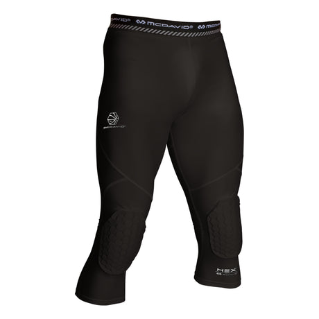 McDavid Adult Hex Basketball Tight with Knee Pads 3/4-2
