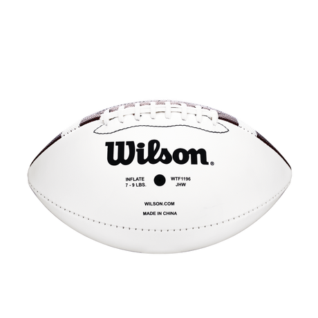Wilson NCAA Autograph Deflated Football-2
