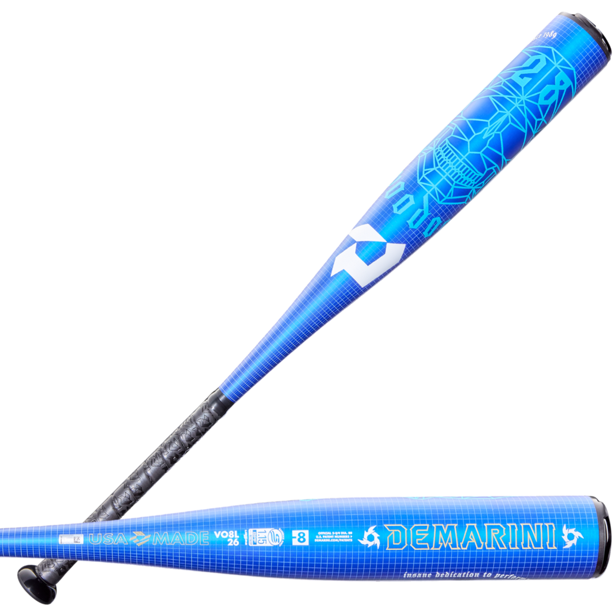 DeMarini 2026 Voodoo One -8 2 3/4" USSSA Baseball Bat-6