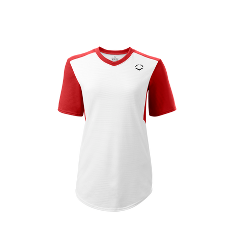 Wilson Women's E810 V-neck Pullover Softball Jersey-1