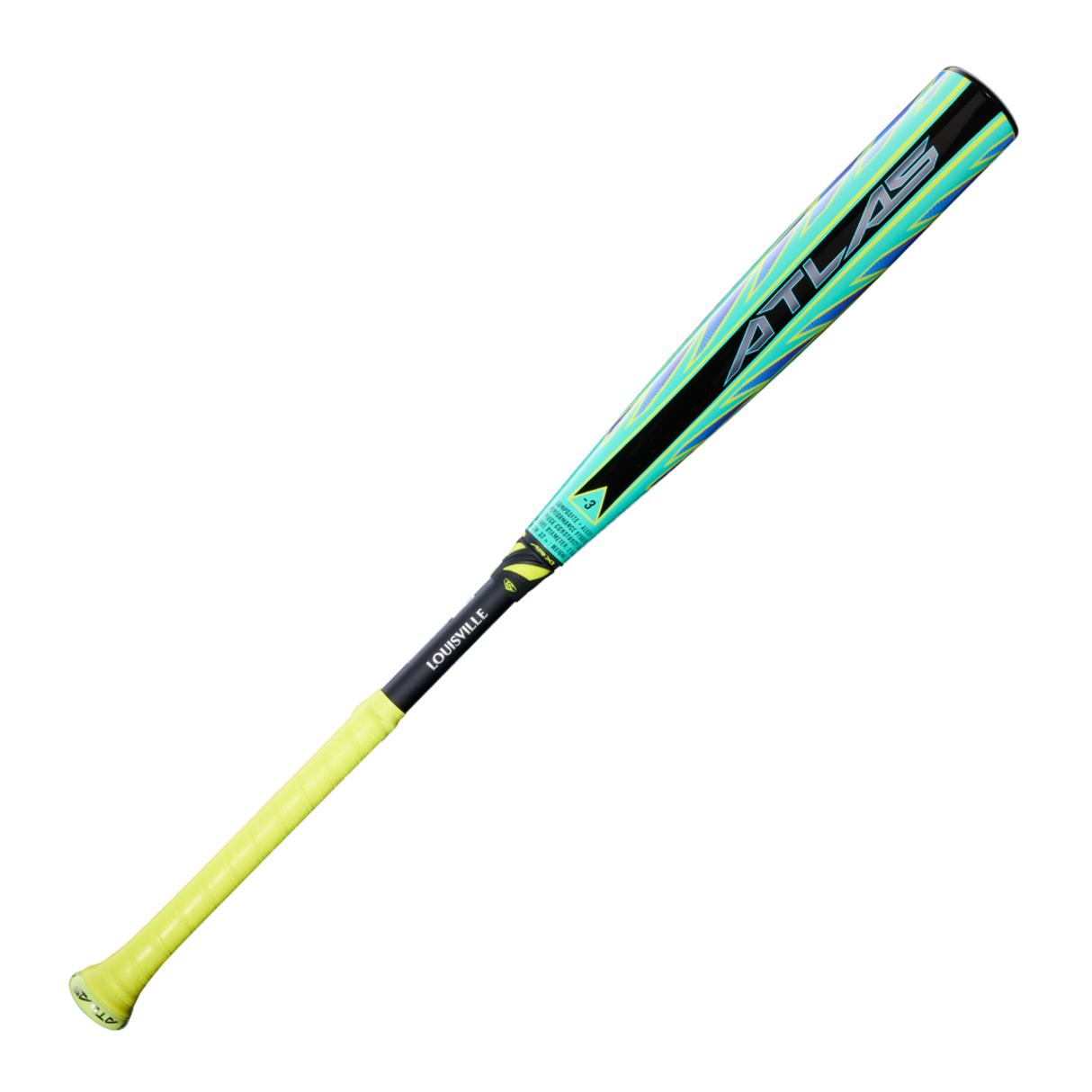 Louisville Slugger Adult 2026 Atlas Hybrid Green -3 BBCOR Baseball Bat-7