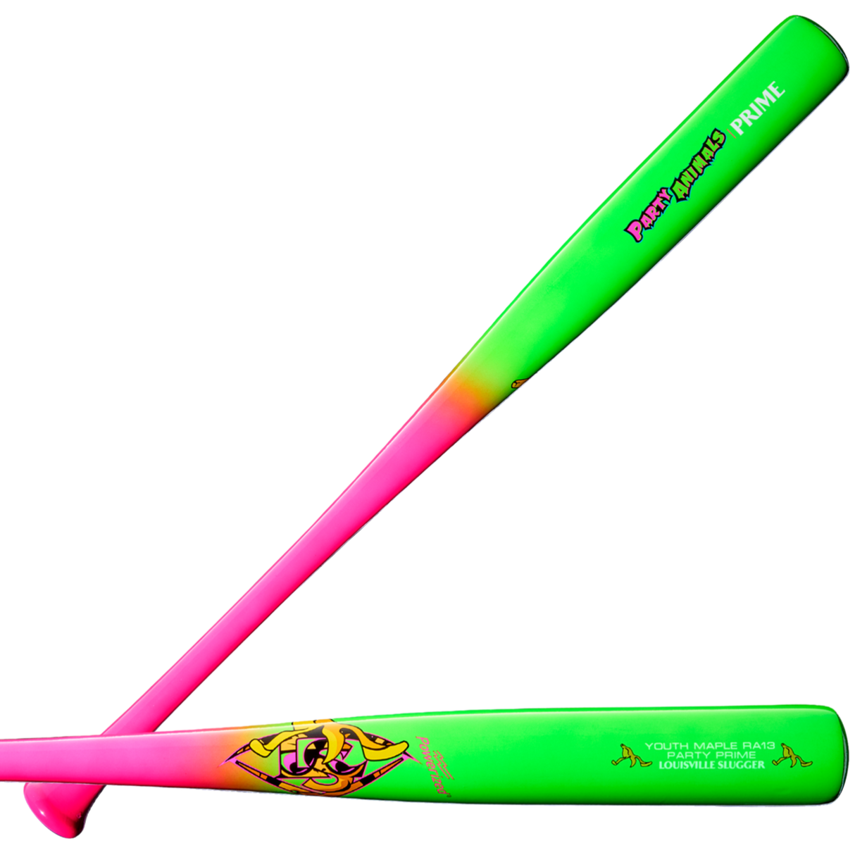 Louisville Slugger Youth Prime Party Animals RA13 Maple Baseball Bat-5