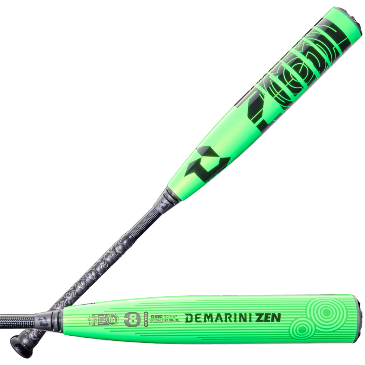 DeMarini Adult 2026 Zen -8 2 3/4" USSSA Baseball Bat-6