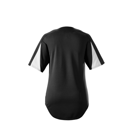 Wilson Girl's E601 2-button Placket Pullover Softball Jersey-1