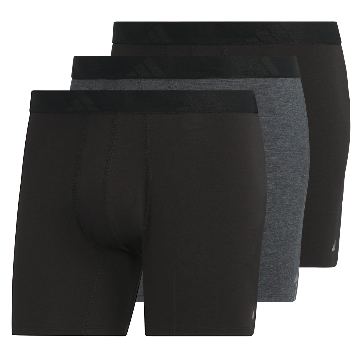 adidas Men's Luxe Comfort 3-Pack Boxer Brief-1