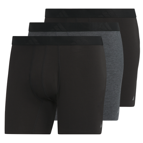adidas Men's Luxe Comfort 3-Pack Boxer Brief-1