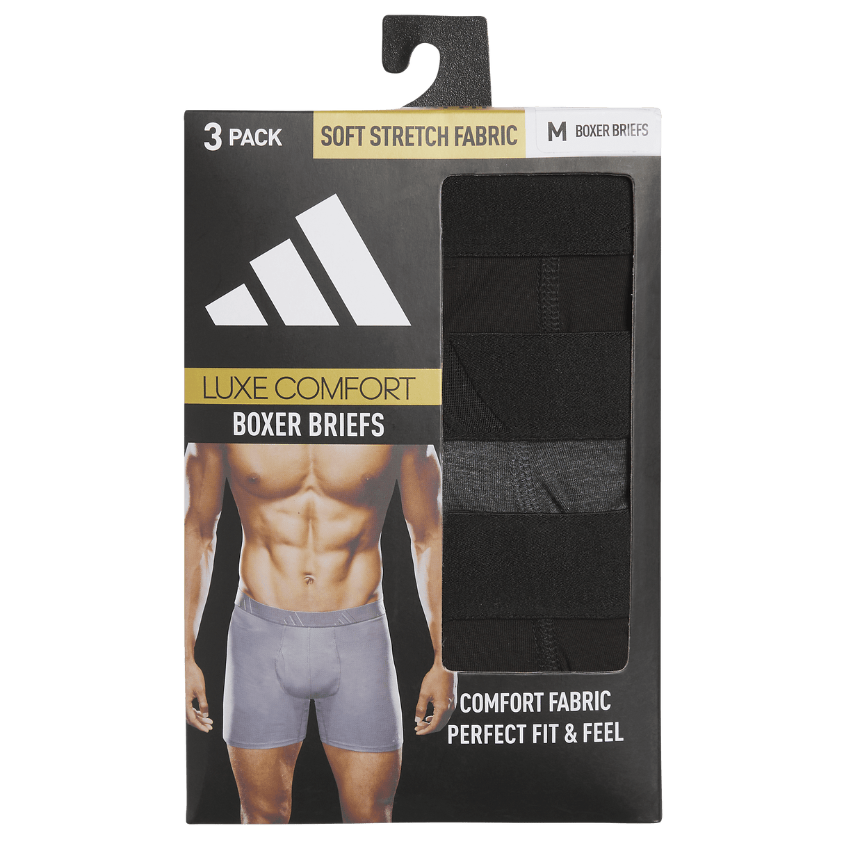 adidas Men's Luxe Comfort 3-Pack Boxer Brief-10