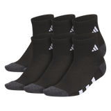 adidas Youth Athletic Cushioned 6-Pack Quarter Sock-1