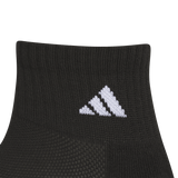 adidas Youth Athletic Cushioned 6-Pack Quarter Sock-3