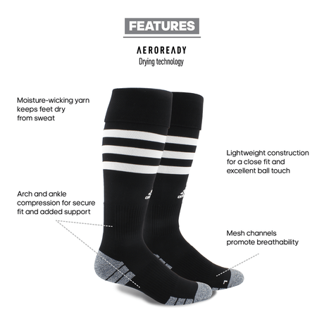 adidas 3-Stripe Hoop Soccer OTC Sock-2