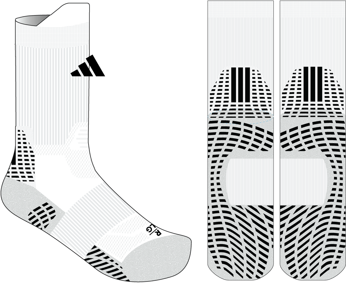 adidas 5 Star Team Grip Crew Sock-1