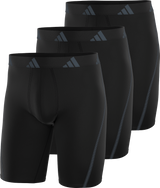 adidas Men's All Day Mesh 3-Pack Long Boxer Brief-1