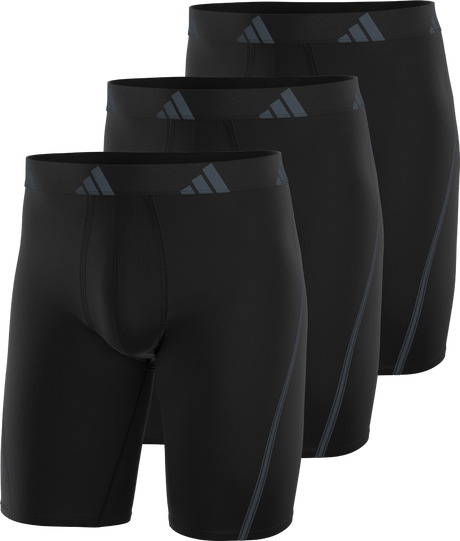 adidas Men's All Day Mesh 3-Pack Long Boxer Brief-1