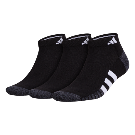 adidas Men's Cushioned 3.0 3-Pack Low Cut Sock-1