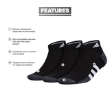 adidas Men's Cushioned 3.0 3-Pack Low Cut Sock-2