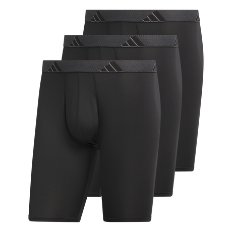 adidas Men's Microfiber 3-Pack Long Boxer Brief-1
