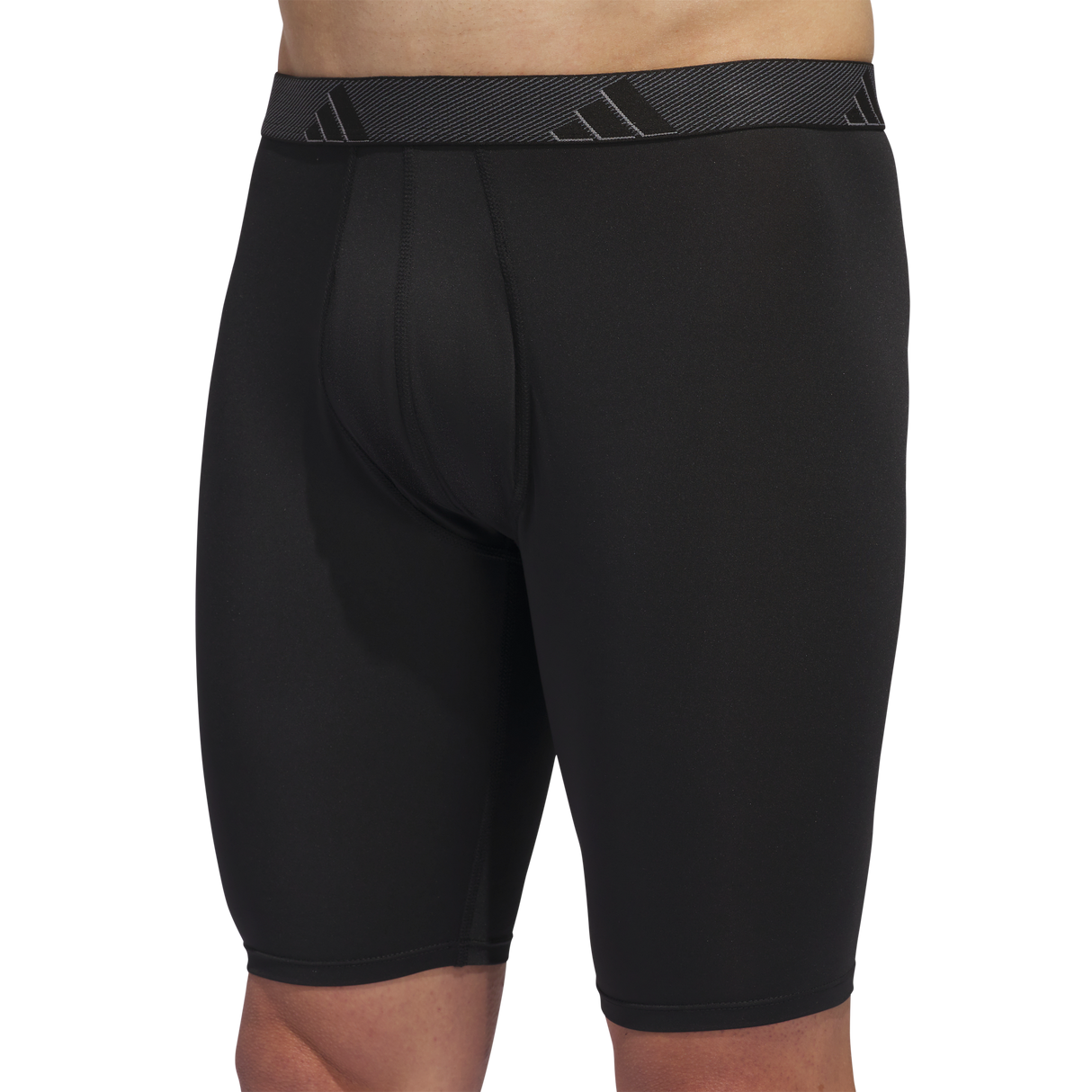 adidas Men's Microfiber 3-Pack Long Boxer Brief-3