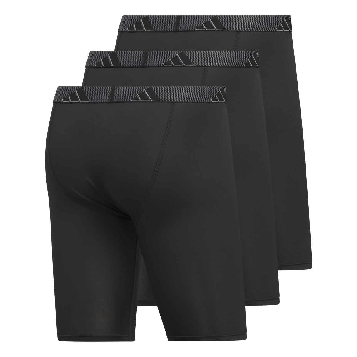 adidas Men's Microfiber 3-Pack Long Boxer Brief-5