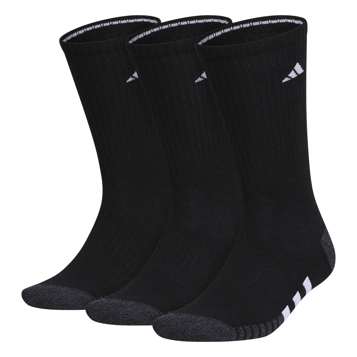 adidas Men's Cushioned 3.0 3-Pack Crew Sock-1