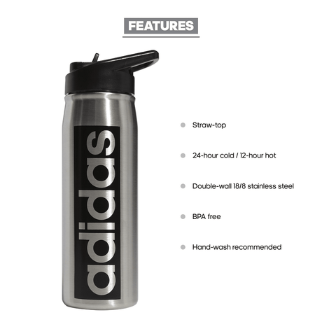 adidas Steel Straw 600 Metal Bottle-2