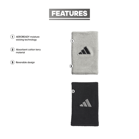 adidas Interval Large Reversible 2.0 Wristband-2