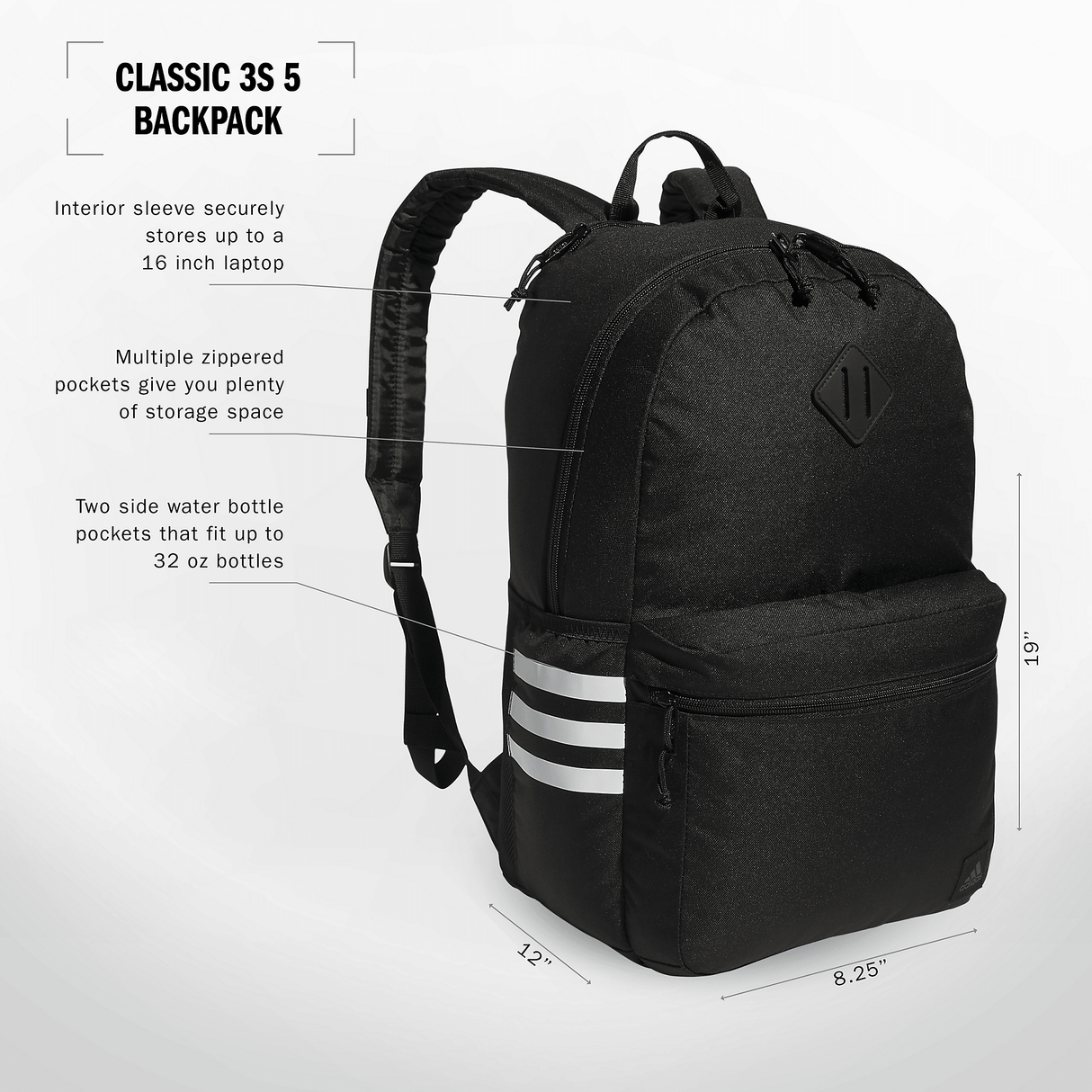 adidas Classic 3S 5 Backpack-2