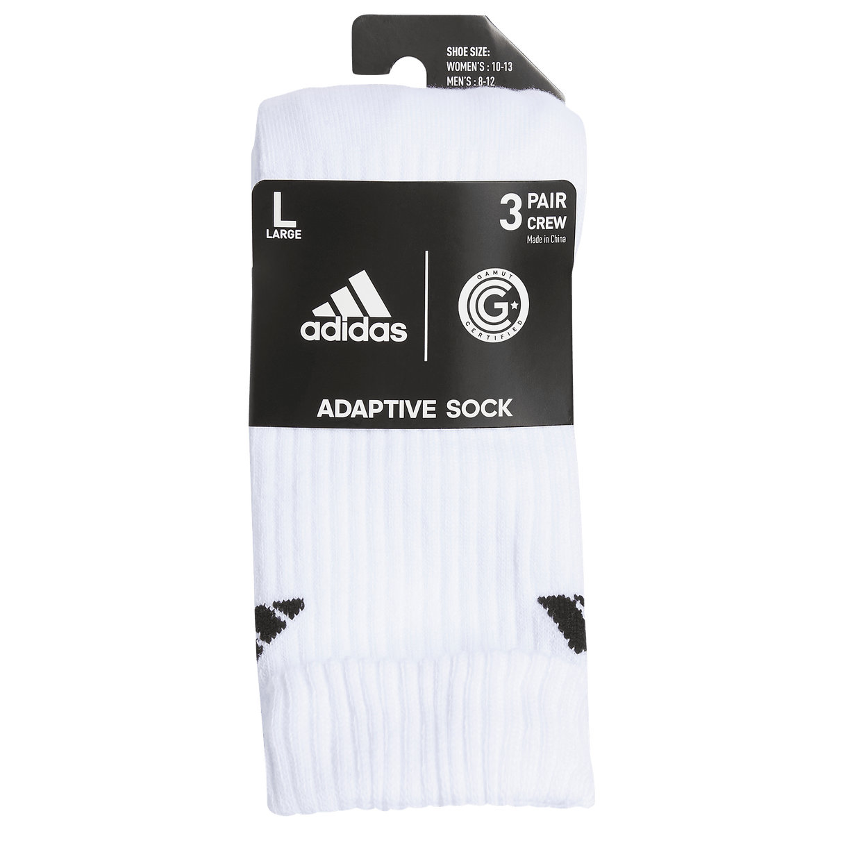 adidas Unisex Adaptive 3-Pack Crew Sock-8