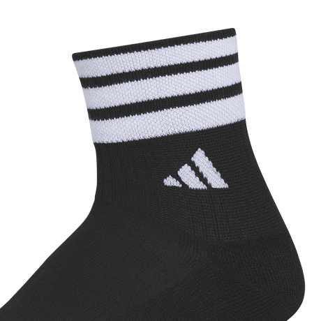 adidas Men's Cushioned 3-Stripe 4.0 3-Pack High Quarter Sock-3