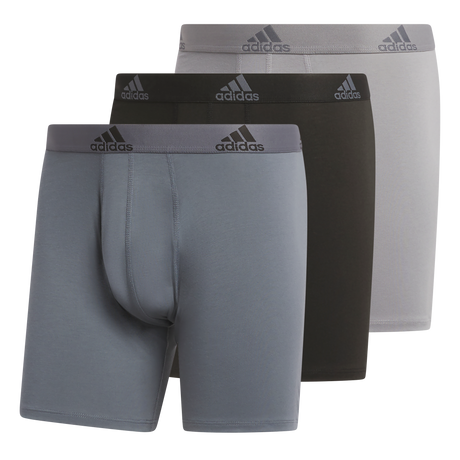 adidas Men's Stretch Cotton 3-Pack Boxer Brief-1