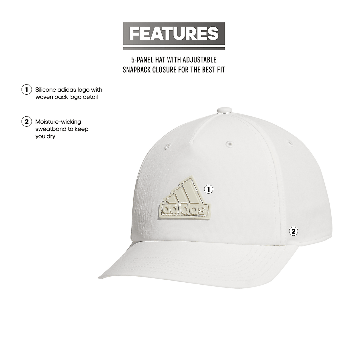 adidas Men's Sport Snapback Hat-3