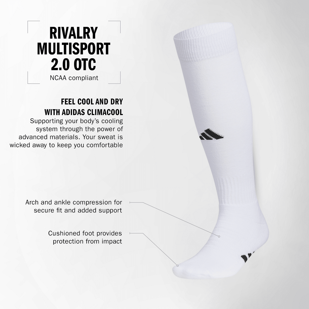 adidas Rivalry Multisport 2.0 OTC Sock-2