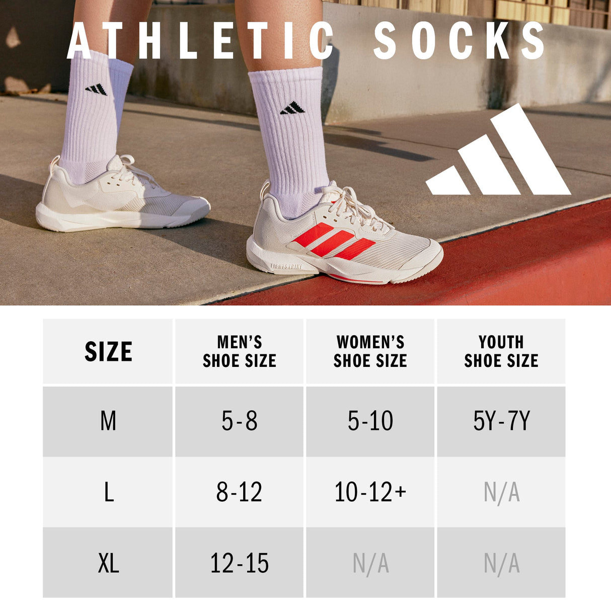 adidas Men's Athletic Cushioned 6-Pack No Show Sock-6
