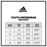 adidas Youth Microfiber 4-Pack Boxer Brief-4