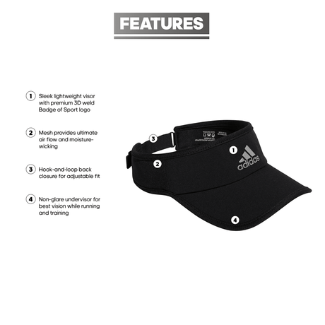 adidas Men's Superlite 2 Visor-2