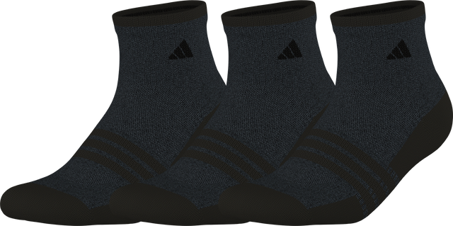 adidas Men's Cushioned X4 3-Pack Quarter Sock-1
