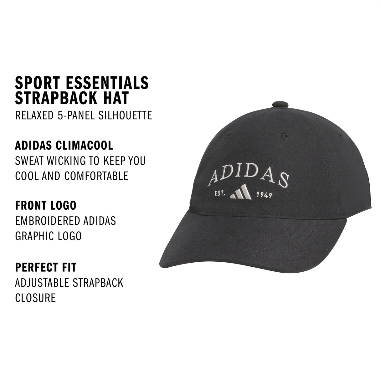 adidas Women's Sport Essentials Strapback Hat-2
