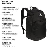 adidas 5-Star Team 2 Backpack-2