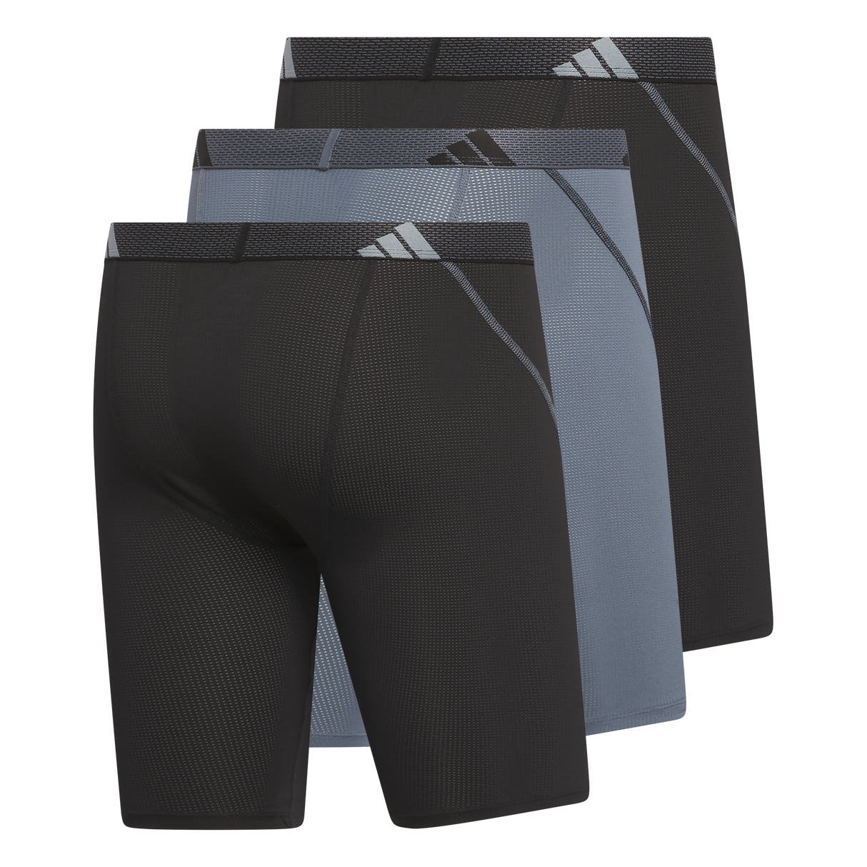 adidas Men's Performance Mesh 3-Pack Long Boxer Brief-5