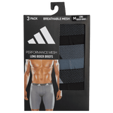 adidas Men's Performance Mesh 3-Pack Long Boxer Brief-8