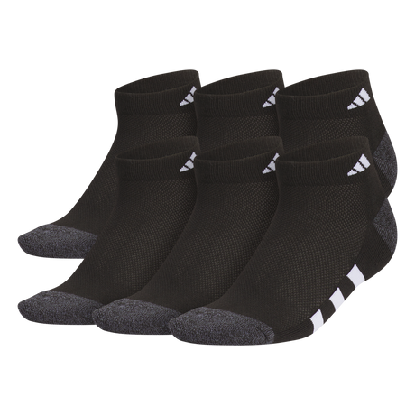 adidas Youth Athletic Cushioned 6-Pack Low Cut Sock-1