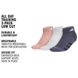 adidas Women's All Day Training 3-Pack Low Cut Sock-2