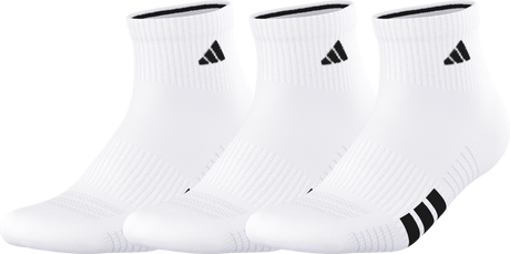 adidas Men's Cushioned 4.0 3-Pack Quarter Sock-1