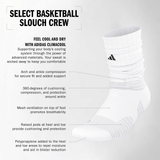 adidas Select Basketball Slouch Crew Sock-2