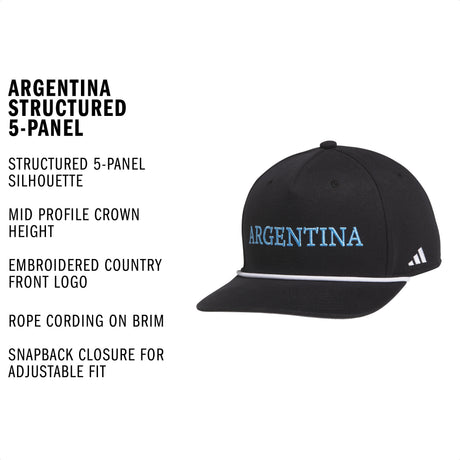 adidas Men's Argentina Structured 5-Panel-2