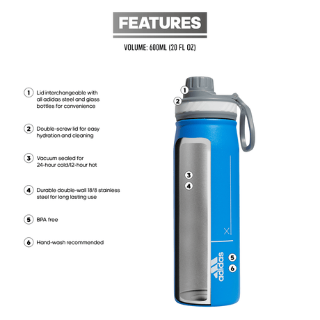 adidas Steel 600 Metal Bottle-2