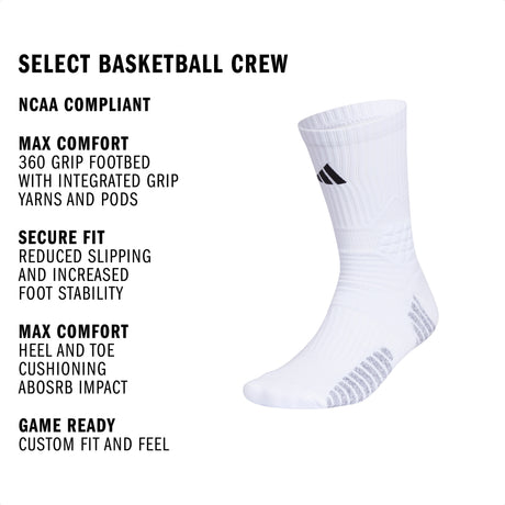 adidas Select Basketball Crew Sock-2