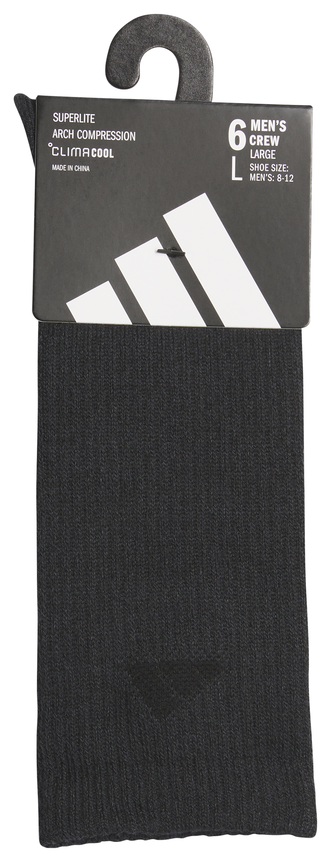 adidas Men's Superlite 3.0 6-Pack Crew Sock-6