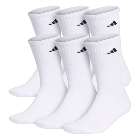 adidas Men's Athletic Cushioned 6-Pack Crew Sock-1